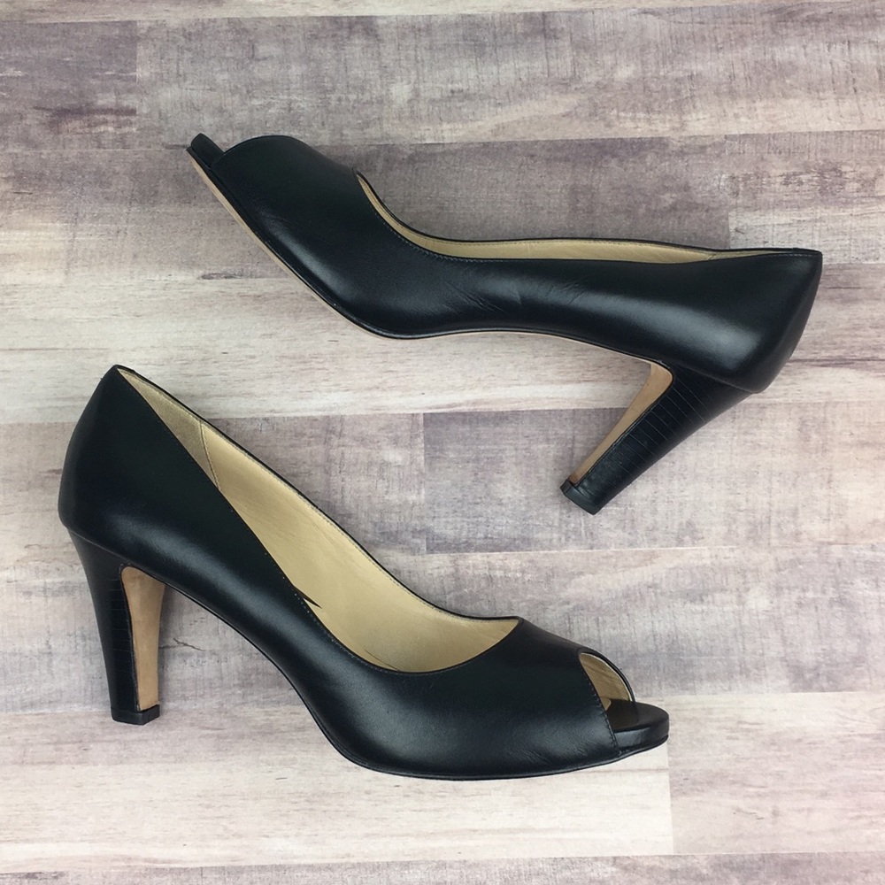 Cole Haan Margot open toe pumps in black